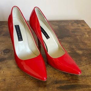 Steve Madden Red Patent Leather Heels